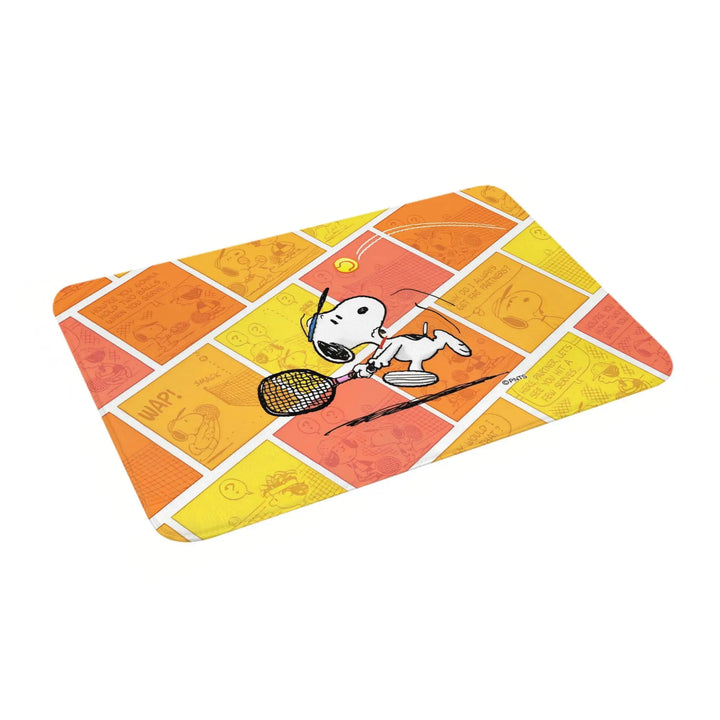 Snoopy Sleep Time  Memory Foam Bath Mat Rug Non-Slip Quick Dry  Bathroom Floor Rugs Carpet For Bath Shower Tub