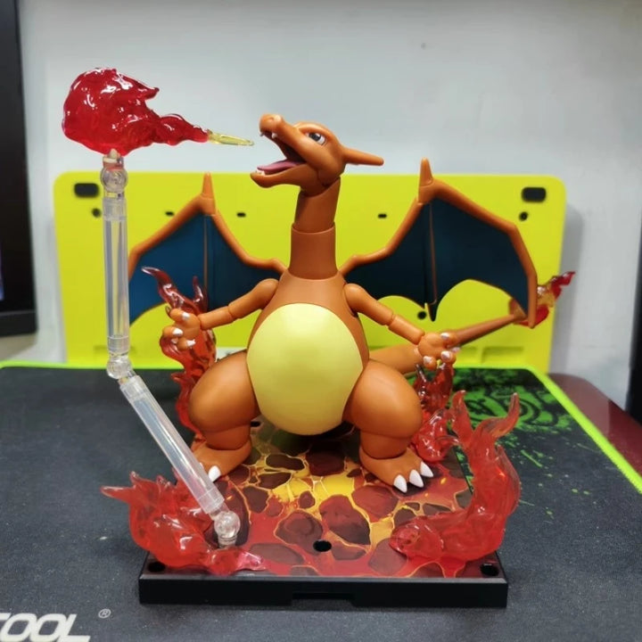Blokees Pokemon Assembly Action Figure Pikachu Charizard Anime Original Desktop Decoration Kids Customized Toy Birthday Gifts