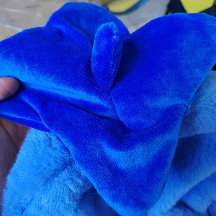 Disney Kawaii Lilo and Stitch Plush Toys Blueberries Anime Big Stich Doll Pillow Semi-finished Leather Holster Gift for Kids