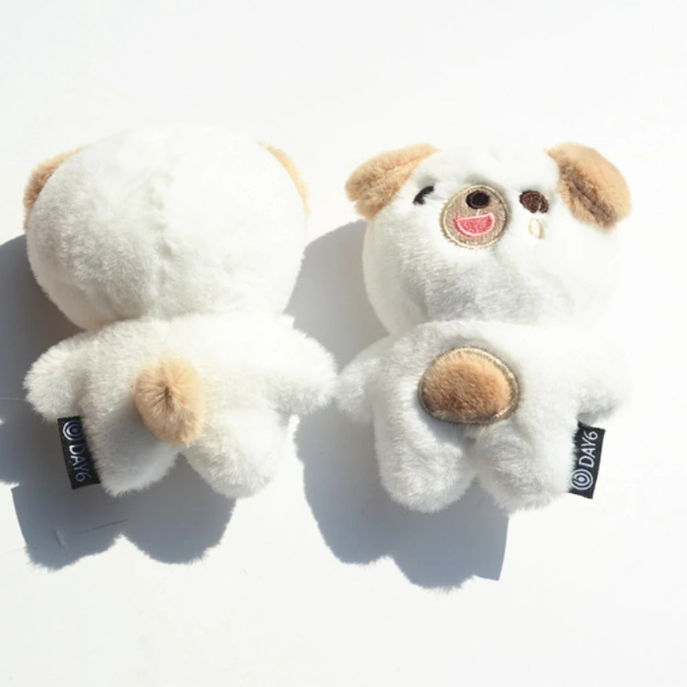 Cute Plush Toy Kpop Day6 Sungjin Wonpil Dowoon Pendant Soft Stuffed Doll Keychain Car Backpack Bag Key Ring Decor Kid Gifts