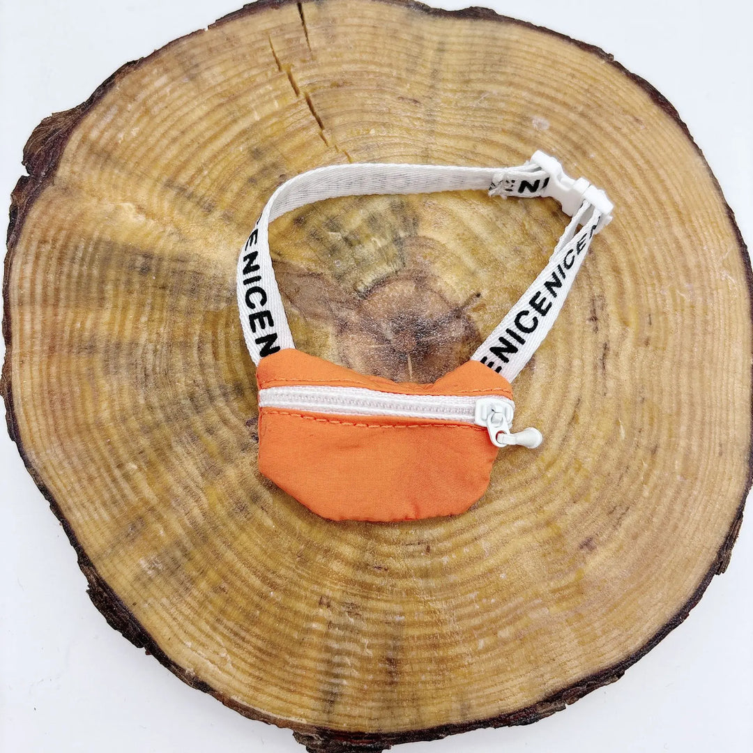 Crossbody Bag Labubu I II III Doll Accessories Belt Bag For 1/11 OB11 Dolls DIY Doll Toys Backpack 1/6 1/8 1/12 BJD Dolls Bag