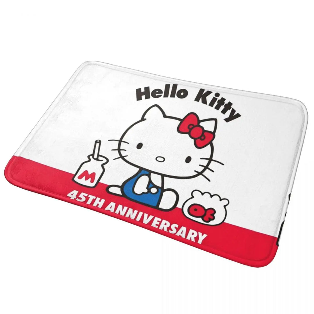 Hello Kitty Bathroom Rugs Mat Water Absorbent Bath Rugs Mats Carpet Non-Slip for Kitchen Shower