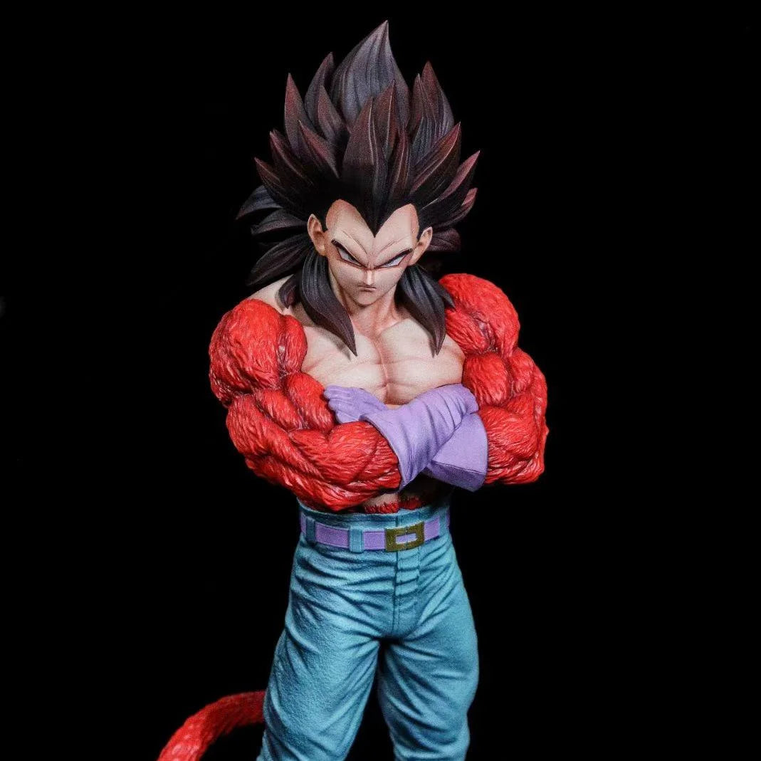 Jt Statue Dragon Ball Super Saiyan 4 Vegeta Goku Anime Figure 31cm Brother Model Collection Custom Desktop Toy Gift In Stock