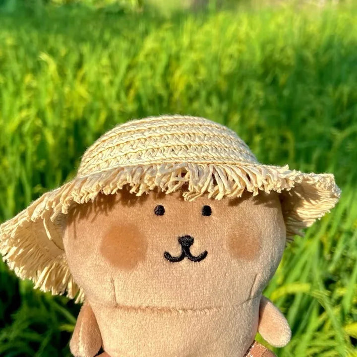 Anime Self deprecating Bear Cute Plush Pendant Nagano black skin joke bear Doll Toy Plush School Bag Pendant  Decoration Gift