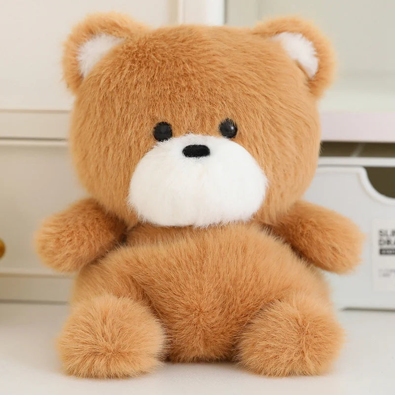 Kawaii Soft Animal Series Plush Doll Elephant Turtle Hedgehog Duck Pig Bear Panda Plush Baby Sleep Appease Doll Kids Gift