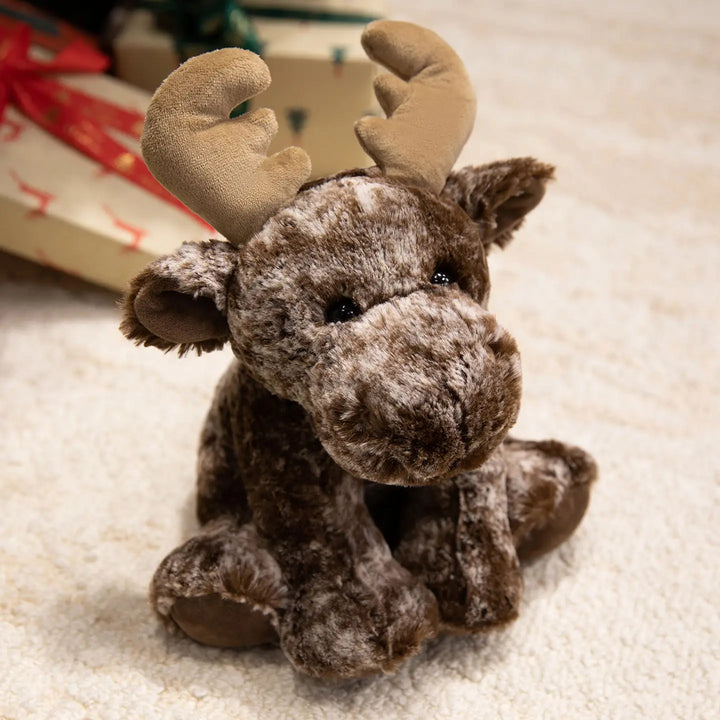 20cm Realistic Reindeer Plush Toys Deer Stuffed Forest Animal White Goat Soft Dolls Lifelike Bull Plush Toys Lamb Horse Plushie