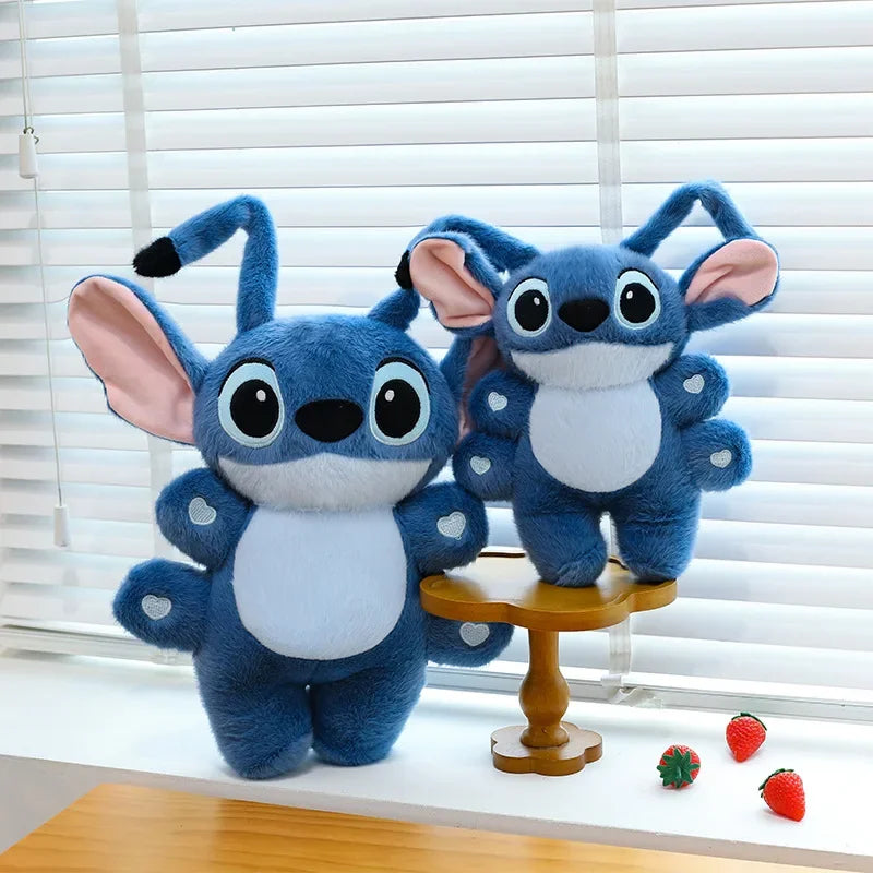 25-65cm Disney Lilo and Stitch Plush Toys Anime Plushie Cartoon Long Hand Stich Dolls Kawaii Pillow Stuffed Kids Birthday Gifts