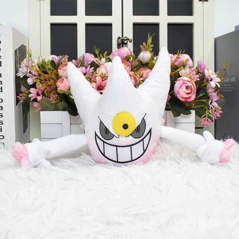 Kawaii Pokemon Gengar Magikarp Psyduck Soft Plush Toys Mew Mewtwo Poliwag Lapras Galarian Ponyta Stuffed Animals Peluche Dolls