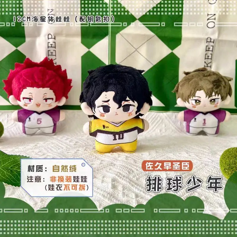 Haikyuu Volleyball Plush Kuroo Tetsurou Yu Nishinoya Sugawara Koushi Akaashi Keiji Anime Cosplay Stuffed Doll Pendant Kids Gift