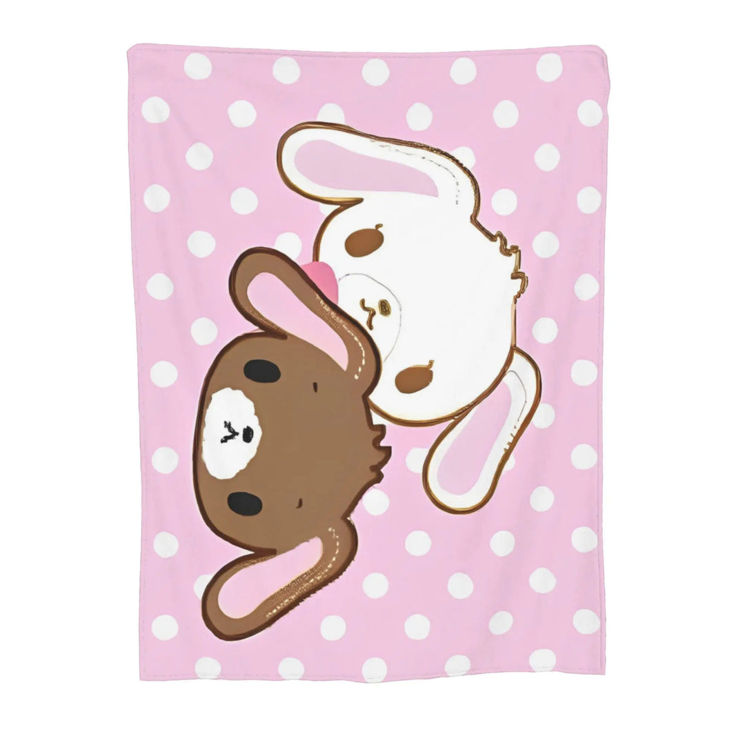 Cute  Sugar Rabbit Sugarbunnies  Blanket Sanrio  Plush Awesome Warm Throw Blankets for Home Summer