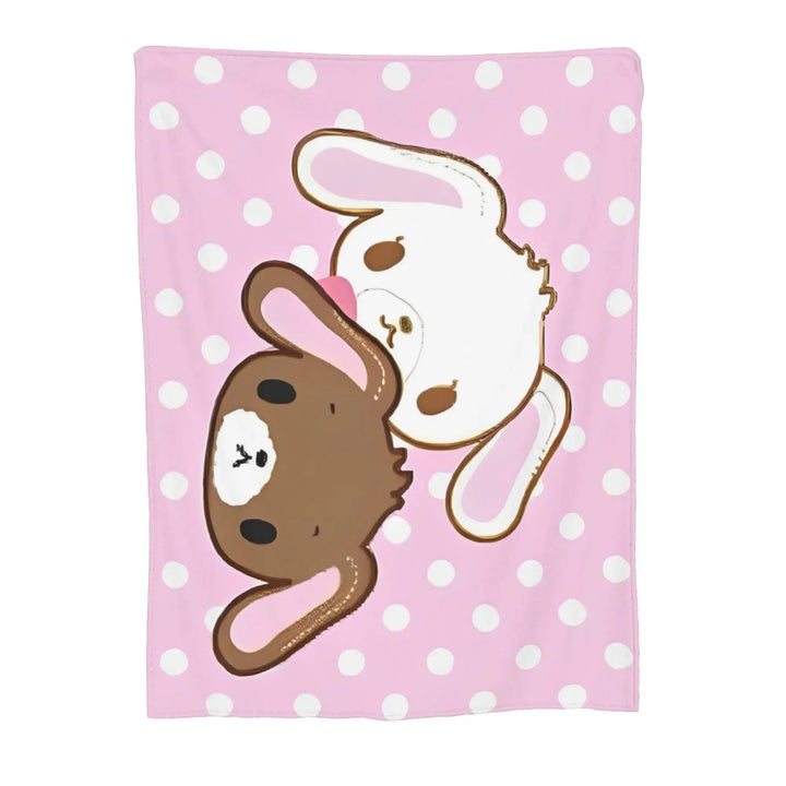 Cute  Sugar Rabbit Sugarbunnies  Blanket Sanrio  Plush Awesome Warm Throw Blankets for Home Summer
