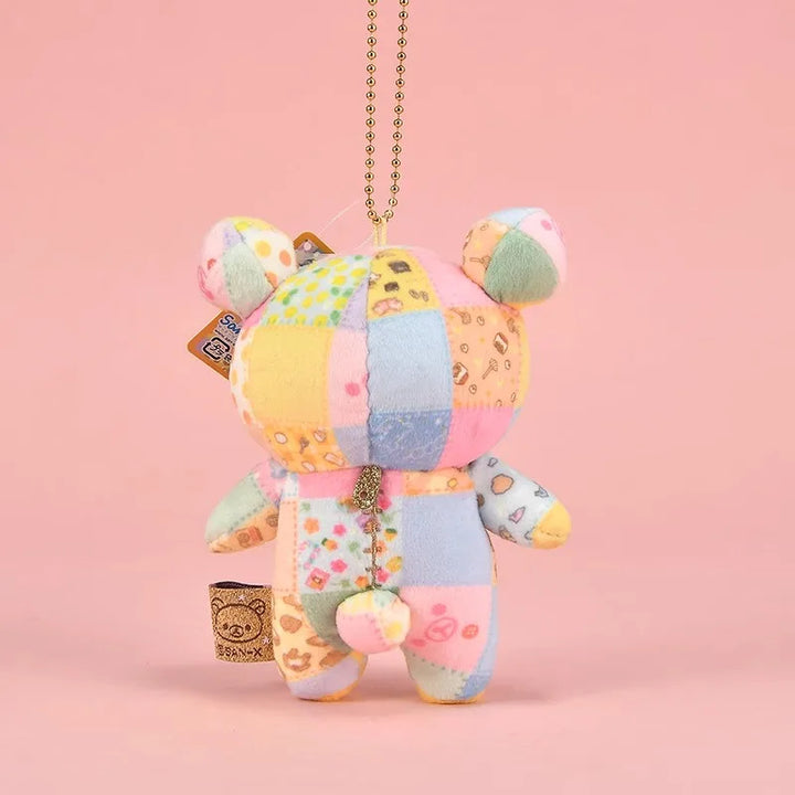 Cute Cartoon Rilakkuma‌Plush Pendant Soft Key Chain Kawaii Backpack Pendant Ornament Children’s Toys Friends Christmas Gift