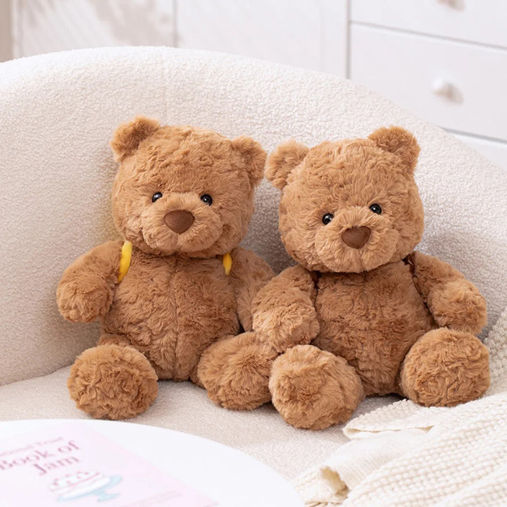 Adorable Teddy Bear Plush with Capybara Bag Lovely Anniversary Gifts Cuddly Stuffed Animal for Girls Sweet Romantic Surprise