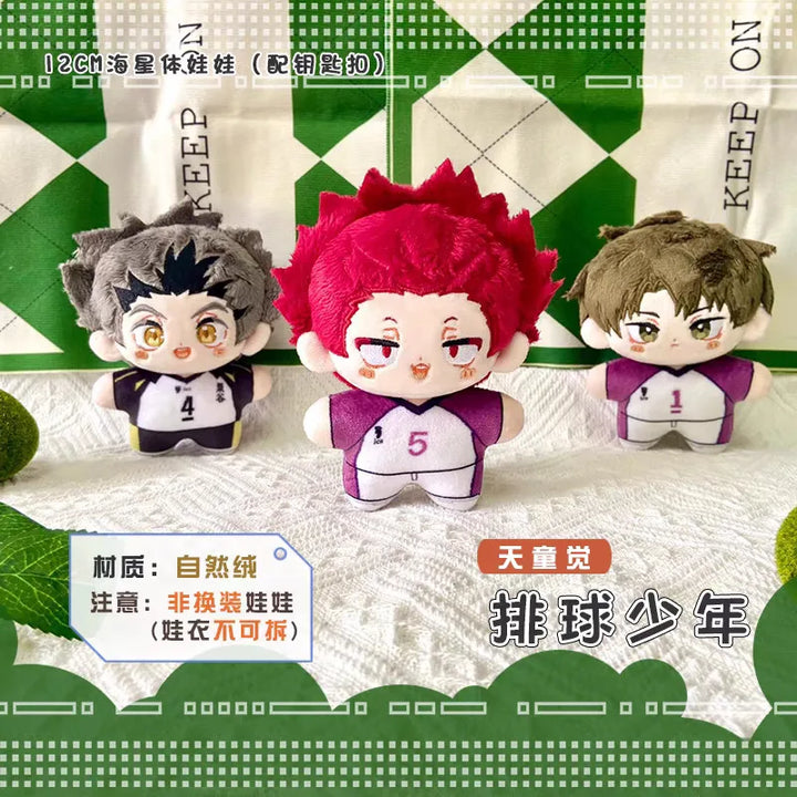 Haikyuu Volleyball Plush Kuroo Tetsurou Yu Nishinoya Sugawara Koushi Akaashi Keiji Anime Cosplay Stuffed Doll Pendant Kids Gift