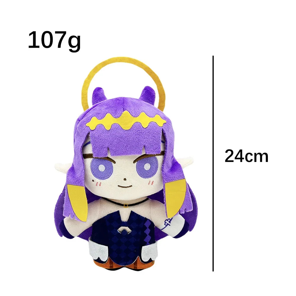 Kawaii Hololive Plush Toy Cute Gawr Gura Inugami Korone Houshou Marine Suisei Cap Oozora Subaru Cosplay Stuffed Dolls