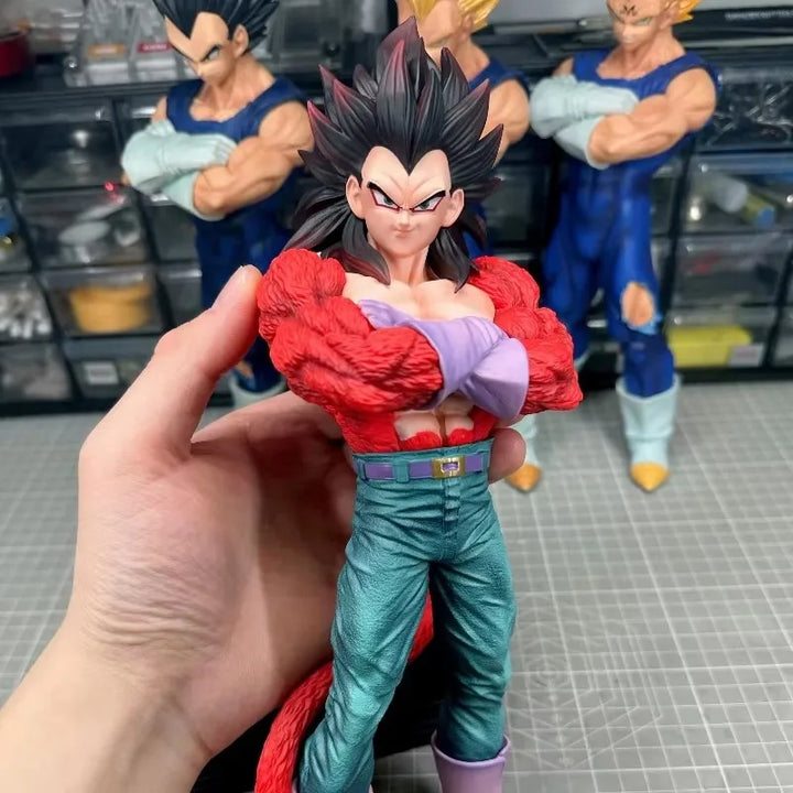 IN STOCK Jt Toy Anime Dragon Ball Super Saiyan 4 Vegeta Figure ssj4 Goku 31cm Statue Dx Model Collection Custom Toy Male Gift