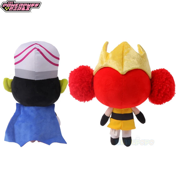 Collectible 25cm Plush Toys of The Powerpuff Girls Movie Villain Characters - Princess Morbucks and Mojo Jojo