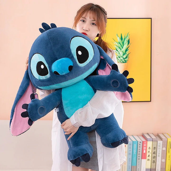 30/60cm Lilo and Stitch Disney Plush Toys Standing Posture Kawaii Pixar Anime Plushie Stich Dolls Soft Stuffed Gift for Children