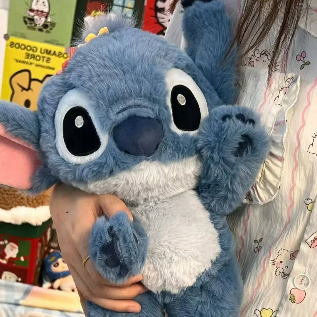 30-55cm Disney Stitch Plush Stuffed Toys Anime Cute Cartoon stand Stich Plushies Dolls Kawaii Pillow Stuffed Kid Birthday Gifts