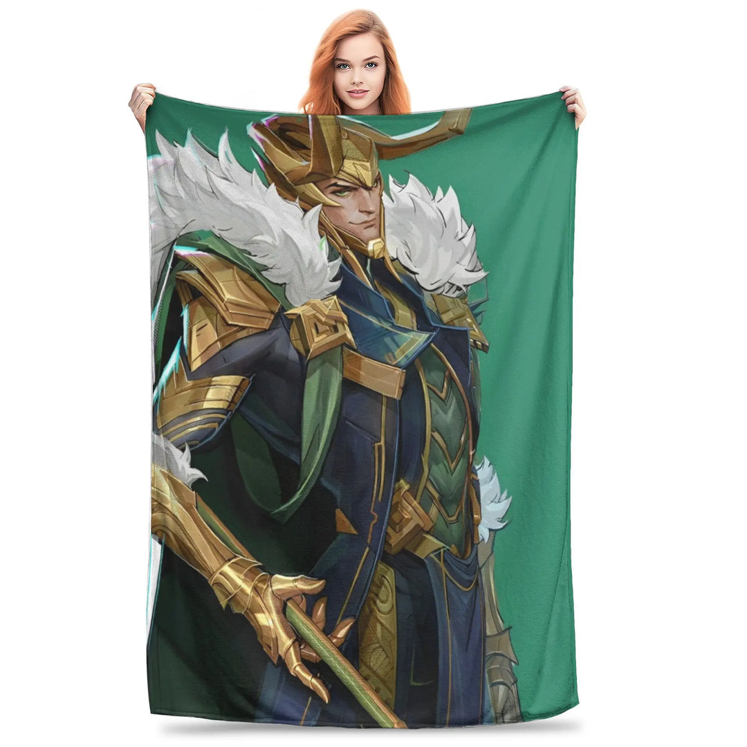 Luna Snow for Rivals Blanket Hero Shooter Video Game Fleece Funny Warm Throw Blanket for Coverlet All Season