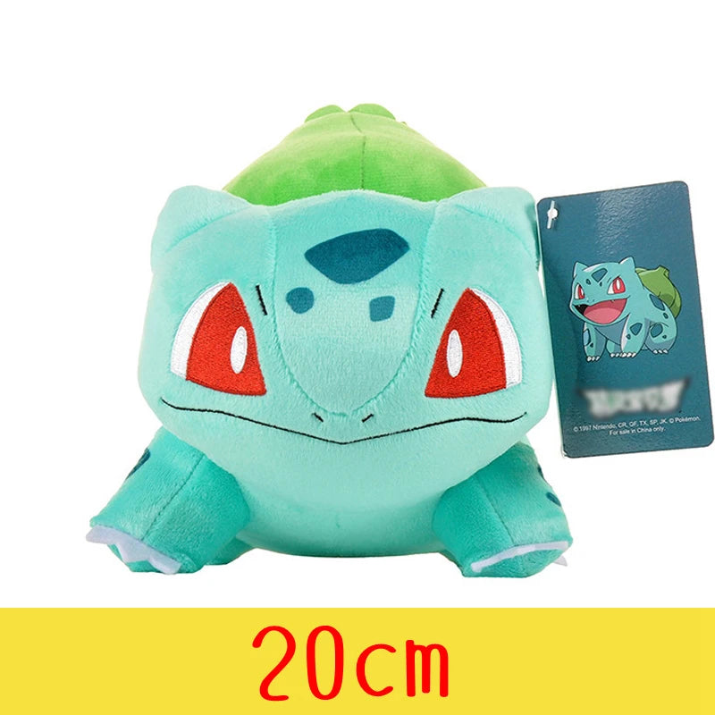Original 20cm Bulbasaur Pokemon Plush Doll Cartoon Game Stuffed Toys for Children Kids Gift