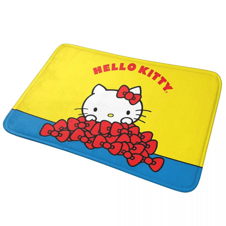 Hello Kitty Bathroom Rugs Mat Water Absorbent Bath Rugs Mats Carpet Non-Slip for Kitchen Shower