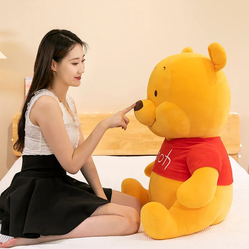 22-60cm Disney Winnie The Pooh Plush Toys Cute Large Stuffed Toys Cartoon Stuffed Anime Plushie Big Bear Doll Kid for Gifts