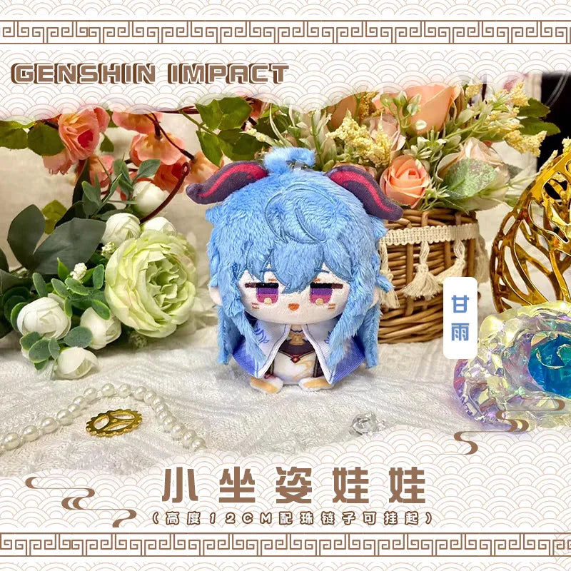 Genshin Impact Plush Furina Wriothesley Neuvillette Clorinde Navia Anime Cosplay Stuffed Toy Pendant Keychain Kids Christma Gift
