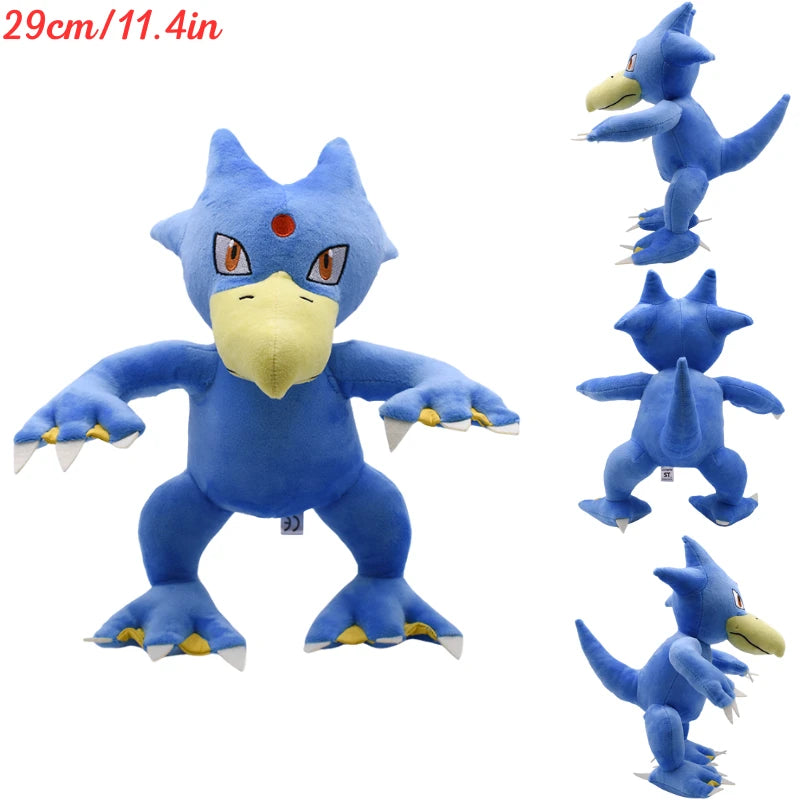 Kawaii Pokemon Gengar Magikarp Psyduck Soft Plush Toys Mew Mewtwo Poliwag Lapras Galarian Ponyta Stuffed Animals Peluche Dolls