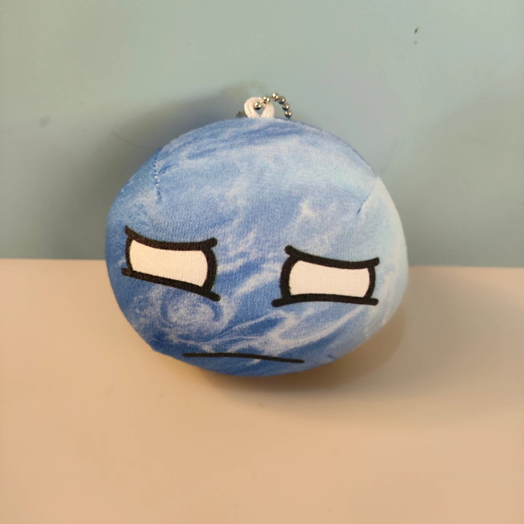10cm Planet Plush Toy Collection Earth Moon Sun Mars Venus Jupiter Saturn Uranus Neptunr Dolls Cognitive Stuffed Toy Polandball