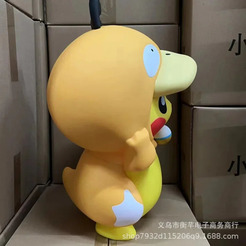 Anime Pokemon 1:1 Big Size Psyduck Large Figure Pikachu Cosplay Action Model Doll Figurine Christmas Surprise Gifts