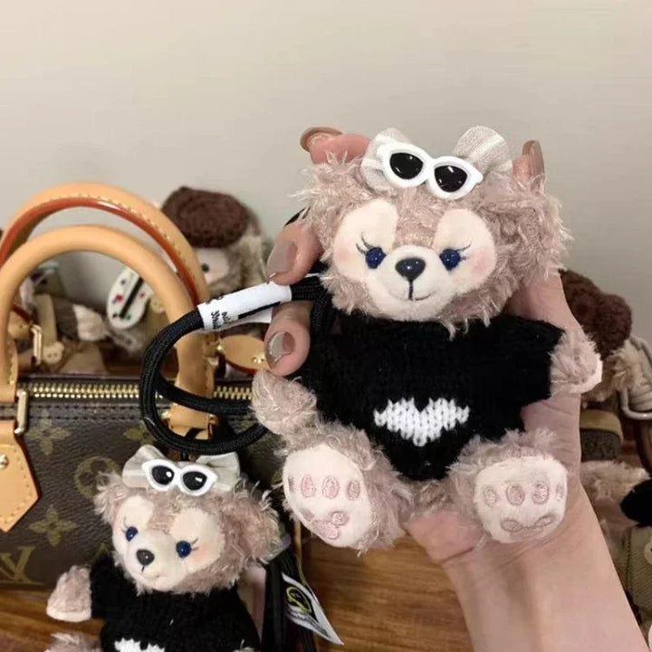 Cute ShellieMay Plush Doll Cartoon Doll Pendant Keychain Backpack Messenger Bag Decoration Bear Accessories Boys and Girls Gifts