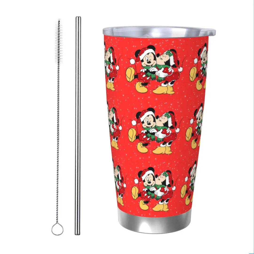 Cartoon Pumpkin Mickey Mouse Tumbler Vacuum Insulated Halloween Design Coffee Cups Vacuum Flask Outdoor Mug Water Bottle, 20oz
