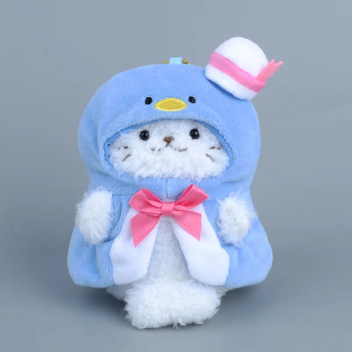 Kawaii Sanrio Hangyodon Pachacco Cartoon Cute Kero Kero Keroppi Little Seal Plush Toy Backpack Pendant Keychain Accessories Gift