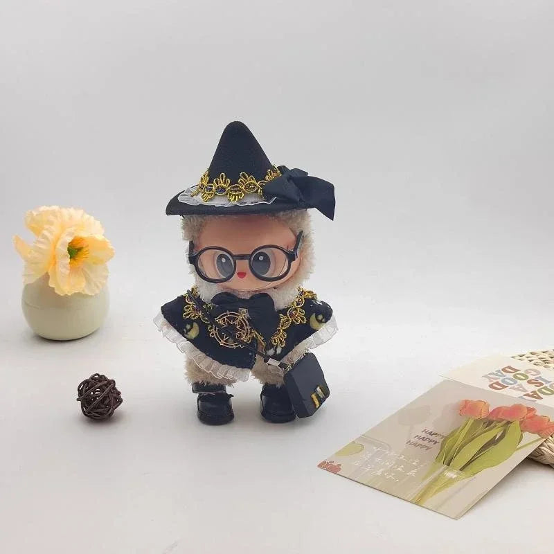 For 17CM Labubu Doll Clothing Unique Design Magician Set 1/2 Generation Labubu Trendy Matching Clothing Exquisite Accessories