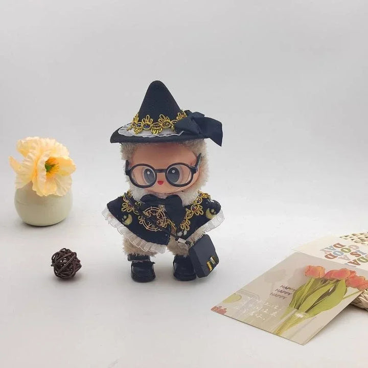 For 17CM Labubu Doll Clothing Unique Design Magician Set 1/2 Generation Labubu Trendy Matching Clothing Exquisite Accessories