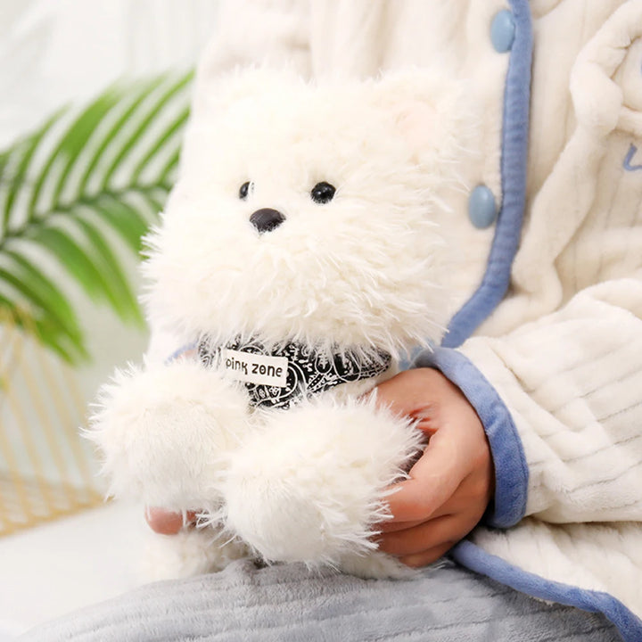 Kawaii 20cm Poodle Stuffed Farm Animal Scottish West Highland Puppy Plush Toys Dotted Dalmatian Dog Soft Dolls Cute Gift Friend
