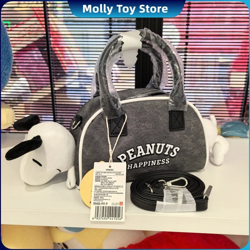 Anime Snoopy Small House Handbag Cartoon Cute Cosmetic Bag Storage Bag Cartoon Cute Large Capacity Messenger Bag Girls Gifts