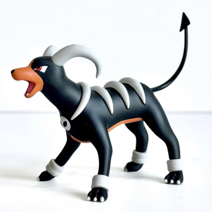 3pcs/Set Pokemon Figure Houndoom Figures Pvc PokéMon Gold And Silver Houndour Statue Model Doll Collection Figurine Toys Gifts