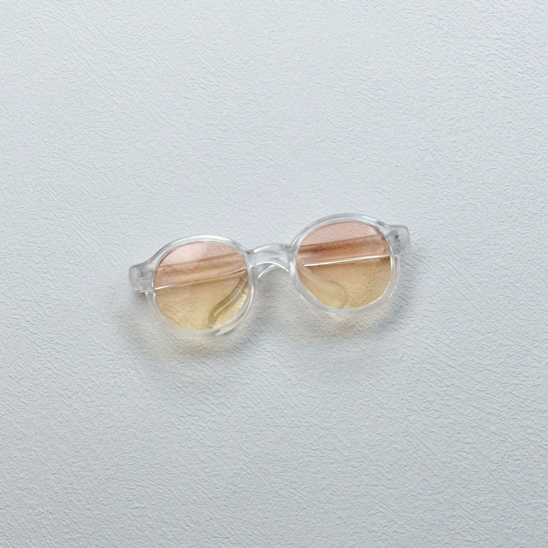 Labubu Doll Grasses Gradient Grasses for Labubu Idol Cool Sunglasses Accessories Girl Doll Glasses