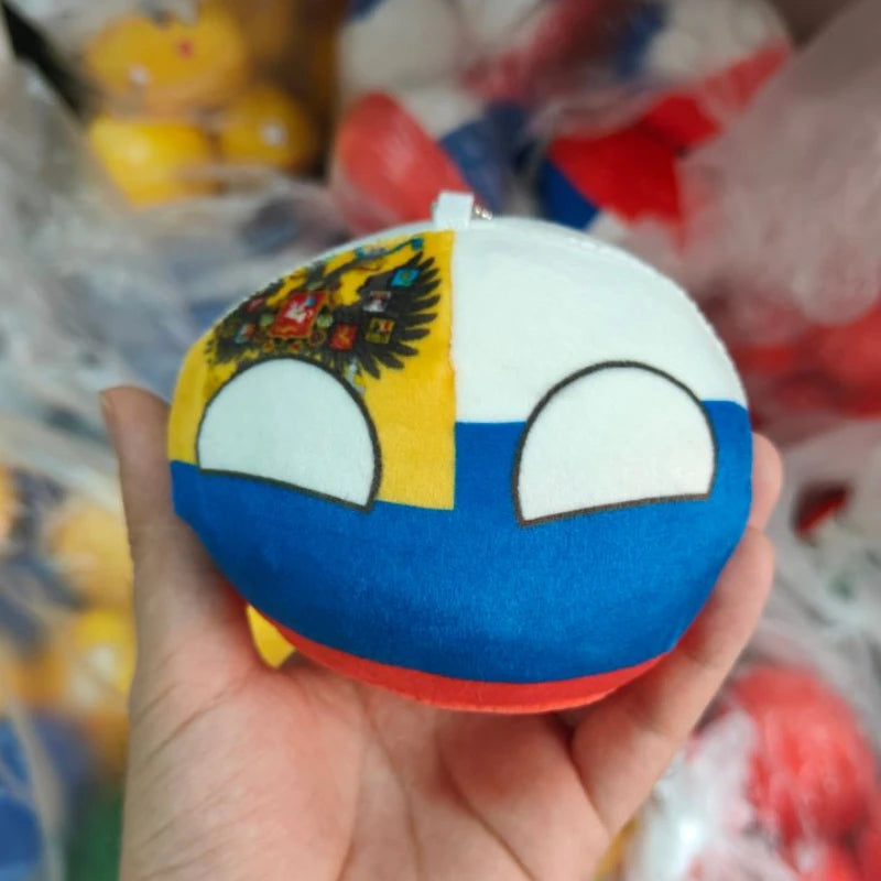 70 Styles 10cm Country Ball Plush Toys Polandball Pendant Country Countryball Stuffed Doll Christmas Gifts for Kids