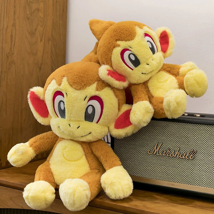 30/50cm Chimchar Pokemon Large Plush Toys Anime Doll Cute Giant Pokémon Monkey Cute Cartoon Stuffed Plushie Pillow Gift for Kids