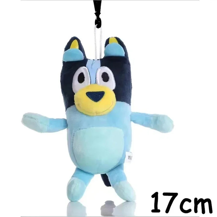 17Cm Bluey and Bingo Plush Toys Anime Figure Cartoon Dog Stuffed Plush Doll Pendant Children Backpack Ornament Gift