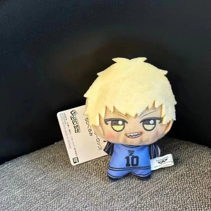 Blue Lock Plush Isagi Yoichi Nagi Seishiro Bachira Meguru Mikage Reo Anime Cosplay  Pendant Keychain Stuffed Doll Kids Gift