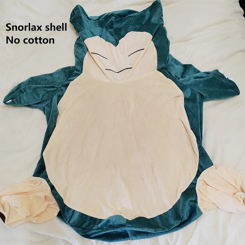 Huge Pokemon Snorlax Anime Plush Toys Big Pokémon Plushie Kawaii Sofa Semi-finished Leather Holster Pillow Gift for Children
