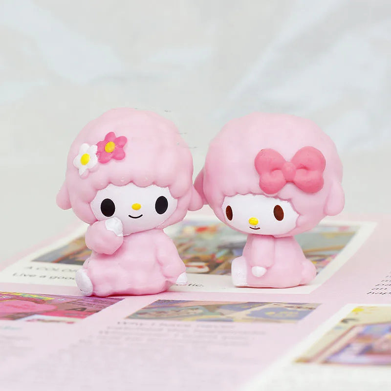 Sanrio My Sweet Piano Kawaii Mini Doll Model Decoration Diy Ornaments Accessories Handmade Materials Children's Festival Gifts