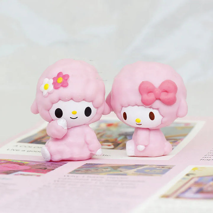 Sanrio My Sweet Piano Kawaii Mini Doll Model Decoration Diy Ornaments Accessories Handmade Materials Children's Festival Gifts