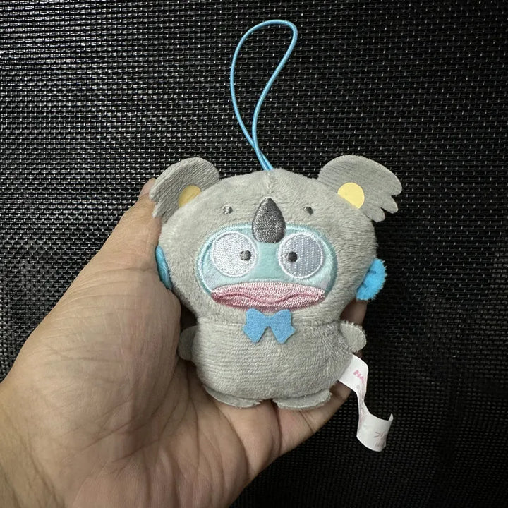 Sanrio Kuromi My Melody Plush Toys Kawaii Cartoon Hangydon Lion Sloth Cross Dressing Keychain Backpack Pendant Decoration Gift
