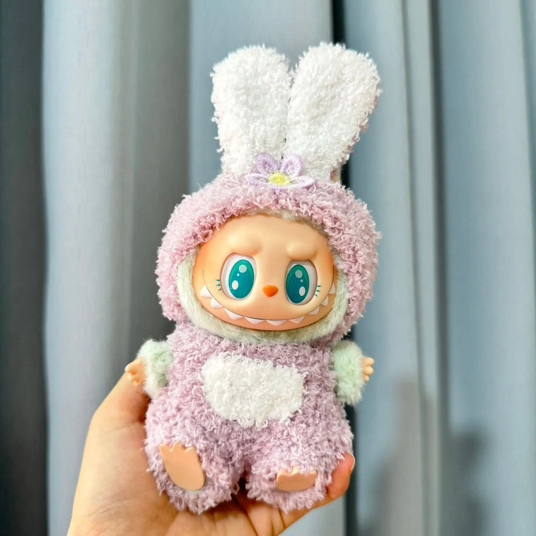 Cute Mini Plush Doll'S Clothes Outfit Accessories Korea Kpop Exo Labubu I II Idol Dolls Jumpsuit Sitting Party Clothing