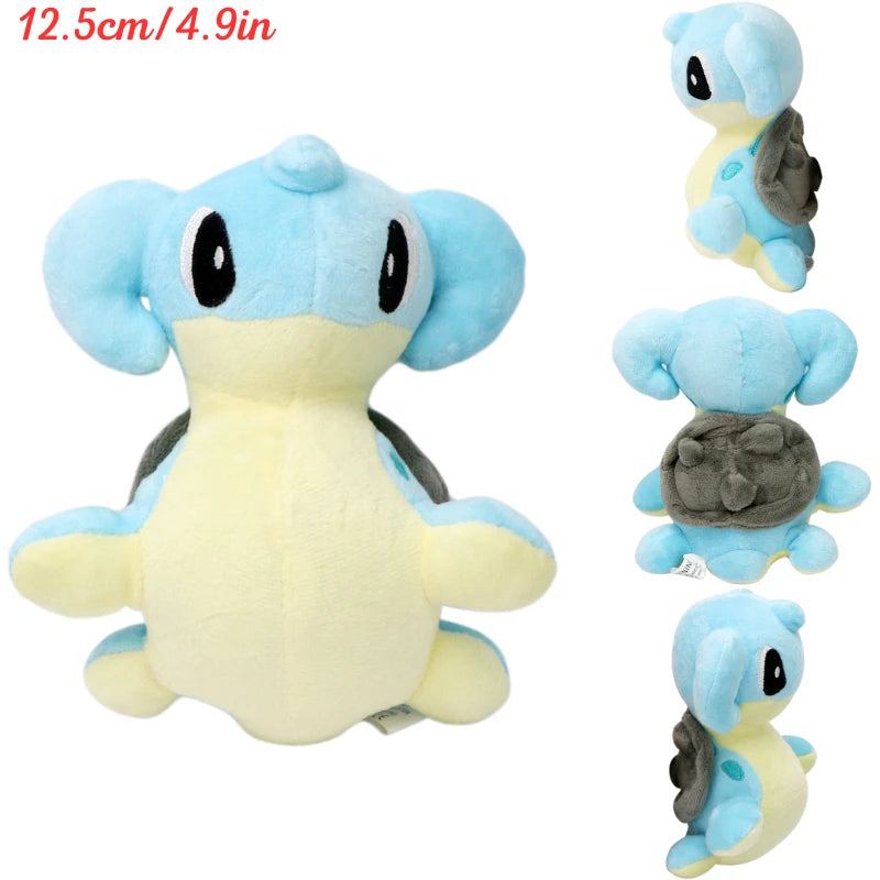 Kawaii Pokemon Gengar Magikarp Psyduck Soft Plush Toys Mew Mewtwo Poliwag Lapras Galarian Ponyta Stuffed Animals Peluche Dolls